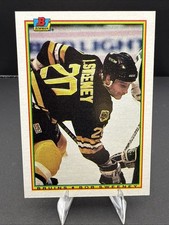 Bob Sweeney #28 Bowman NHL Hockey 1990 Boston Bruins