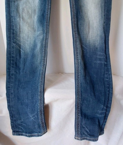 Rock Revival Lillian Jeans Sz 27 Waist 4 Women Jrs Embellished Low Rise Skinny - Picture 14 of 18