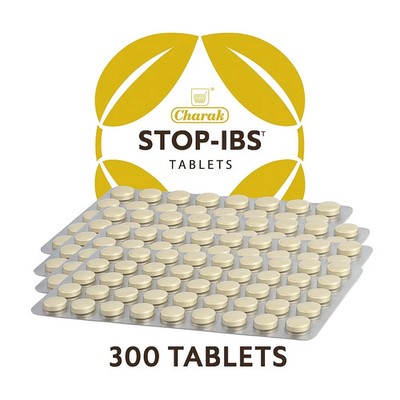 Charak Stop IBS Ayurvedic Tablet   ( 300 tabs ) for Digestive Health & Comfort