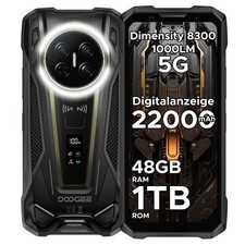 Smartphone 2026 DOOGEE VMAX2PRO 5G Resistente 22000mAh 48GBGB+1TB Android 16 Práctico