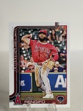 Luis Rengifo 2025 Topps Series 1 Canvas Variation /50 Los Angeles Angels 