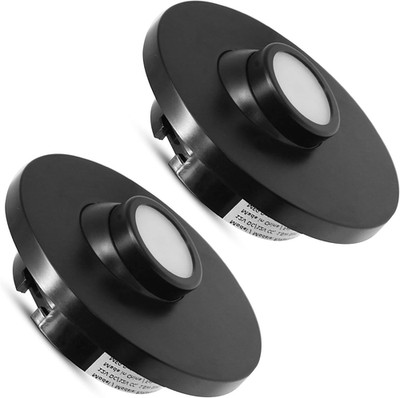 Facon Rotatable RV Puck Light, 3-Inch Recessed Mount down Light with Push Switch