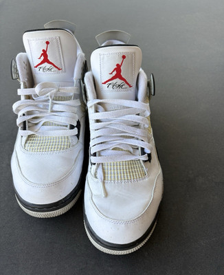 Jordan Air Jordan 4 Men swhite cement comes with original box