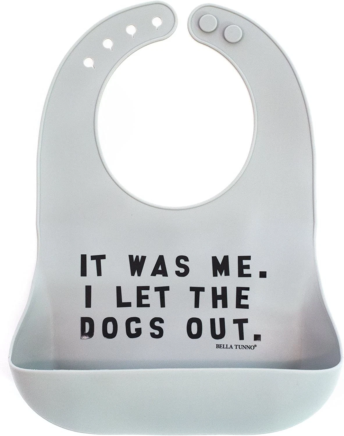 Baby Bib for Eating by , Waterproof Silicone Bib with Large Food Catcher, Adj...