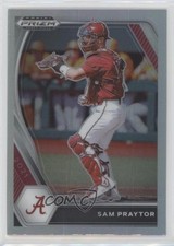 2021 Panini Prizm Draft Picks Silver Prizm Sam Praytor #PDP179 0g03