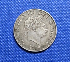 1818 Halfcrown George III British Silver Coin