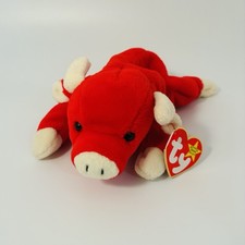 Ty Beanie Buddy Snort the Bull Plush Toy - 4002