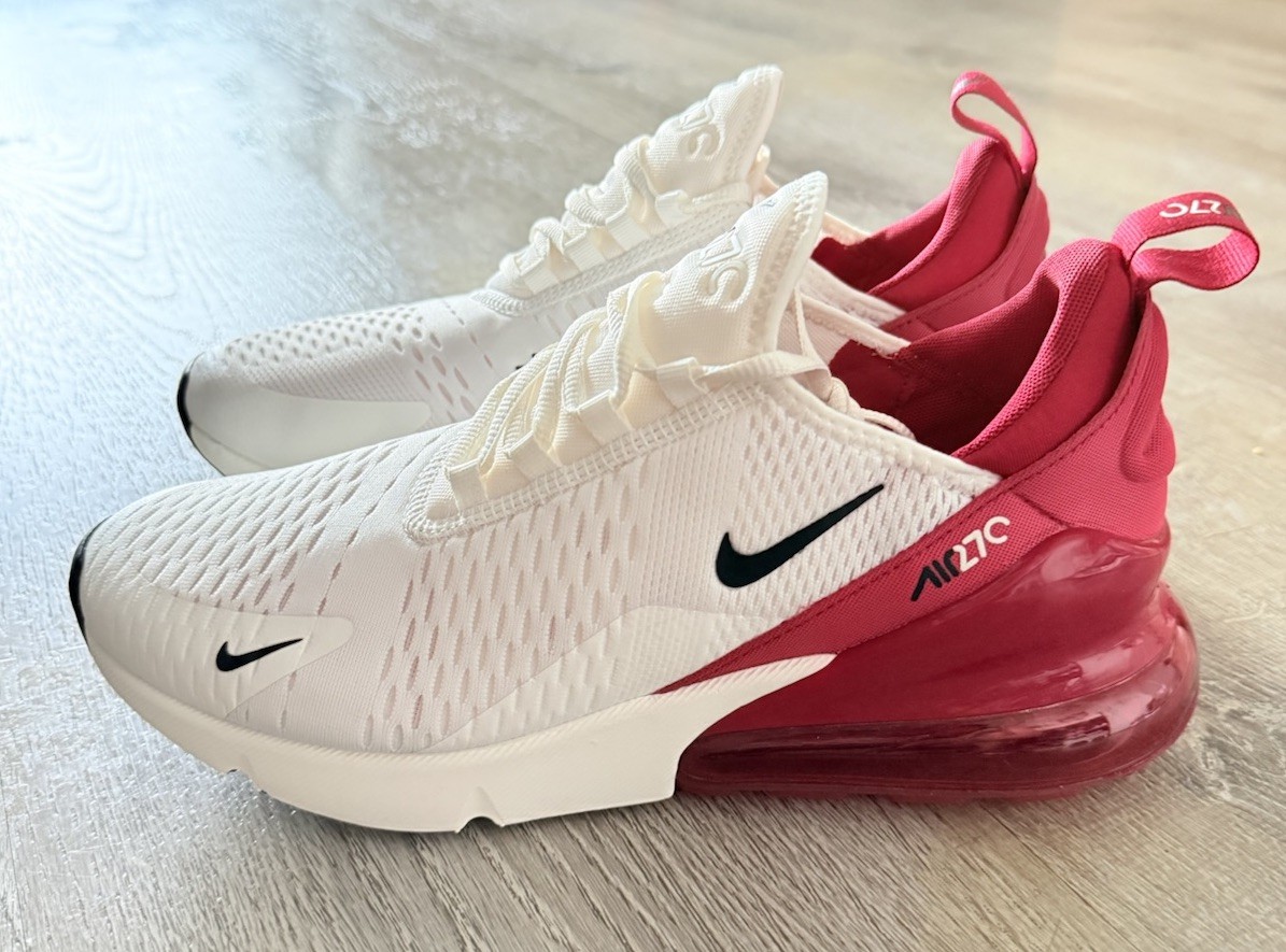 Nike Air Max 270 'Sail Gym Red' AH6789-606 Women Size 11 | eBay