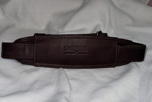 Claire Chase Adjustable Leather Shoulder Bag Strap Replacement Luggage Briefcase