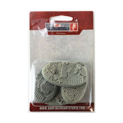 Micro Art Mini Base Factory 60mm Old Factory - Oval Base Pack New