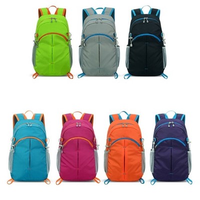 Women Nylon Backpack Foldable Backpack Casual Daypacks Large Capacity Backpack