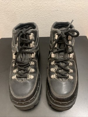 Vintage Skechers Jammers Womens 7 Boots Black Y2K Chunky Lug  display picture 2