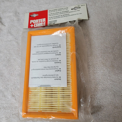 Porter-Cable 78117 OEM Replacement Exhaust Filter for 7812 and 7814 Wet/Dry Vac