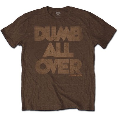 Brown Frank Zappa Dumb All Over offiziell Männer T-Shirt Herren