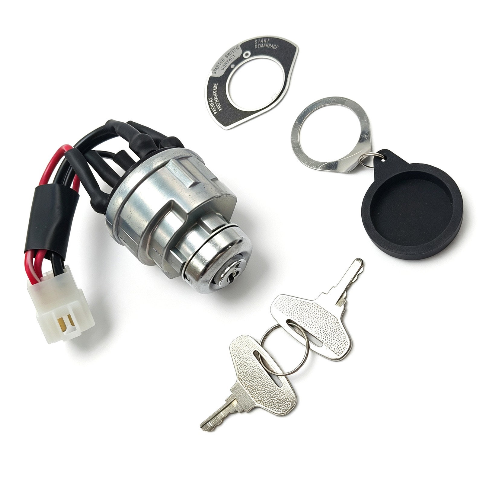 For New Holland Tractor 1920 2120 TC30 CM222 CM224 CM272 Ignition Switch w/ Keys
