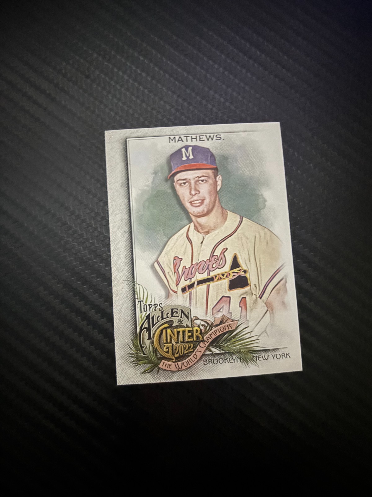 Ed Eddie Mathews 2022 Topps Allen & Ginter #243