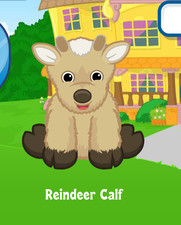 Webkinz Classic Reindeer Calf Virtual PET Adoption Code Only Messaged
