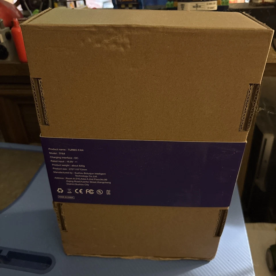 Ventilador Violent Turbo TF64 novo com caixa e manual.  - Imagem 3 de 4