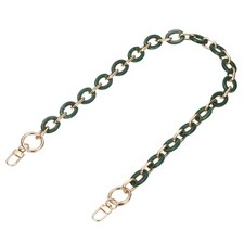 Acrylic Purse Chain, Bag Chain Strap for Handbag Handle 24 Inch  Green