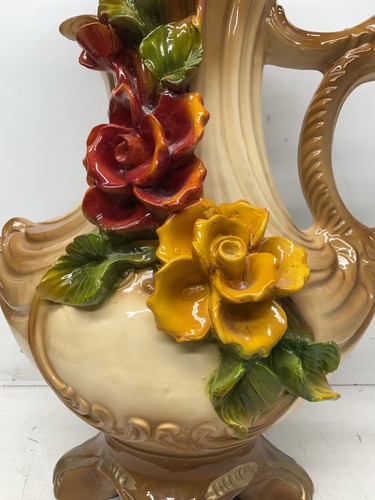 Vintage Capodimonte-style Porcelain Pitcher or Vase - Picture 5 of 7