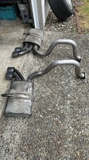 97-04 Chevrolet Corvette C5 Left Right Exhaust Muffler Assembly Pipe Set Oem