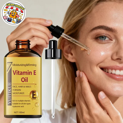 100 ml Vitamin-E-Öl   Mehrzweck-Gesichts-, Haar- und Nagelpflege, Feuchtigkeit