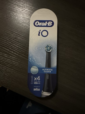 #ad #ad Oral B iO Ultimate Clean Replacement Brush Head Black 4 Pack $18.00