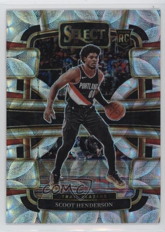 2023-24 Panini Select Concourse Scope Prizm Scoot Henderson #77 1n3q