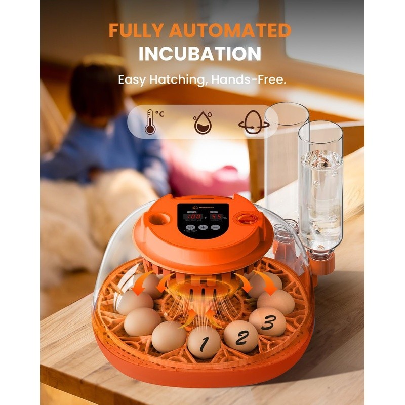 Fully Automatic Egg Incubator W/Temperature Control & Humidity