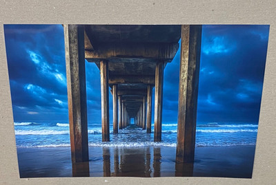 La Jolla Pier 8x12'' Small Photo Prints (Qty-2)