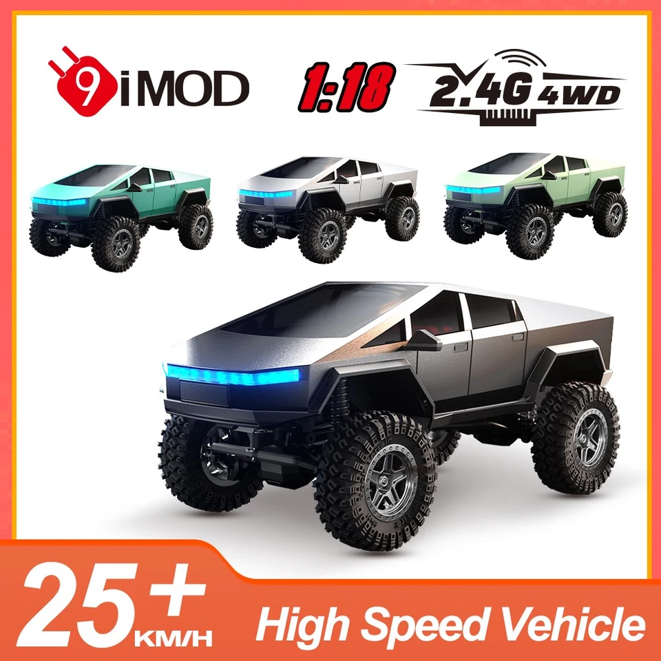 9IMOD RC Auto 1:18 Ferngesteuertes Auto 2.4GHz 4WD umschaltbare Beleuchtung - Bild 4 von 4