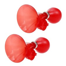 Modengzhe Red ABS Air Horn for Children's Cycles, Funny Plastic Bike Bugle Cl...