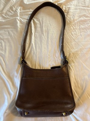 COACH レザー ボディバッグ ブラウン Brown Leather Coach Vintage 1990s Purse crossbody bag 9996 | eBay