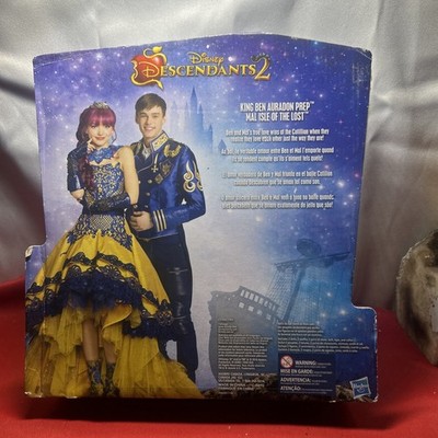 descendants 2 mal blue and yellow dress Disney Two-Pack Ben Auradon Prep Isle of the Lost Mari - Black Tiered and fabric placement may Length:Regular Length Best Selling Dresses