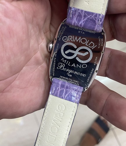 Grimoldi Borgonovo 4135  Kimberley Diamonds Automatic Mens Watch Working 36x57mm - Bild 9 von 11