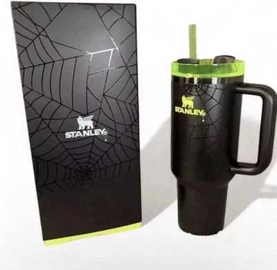 #ad Stanley HALLOWEEN WEB GLOW H2.0 40oz Tumbler Limited Edition IN HAND New $59.99