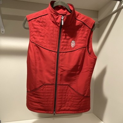 Wisconsin Badger Women's Vest Zip Pockets  Size M
