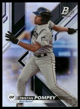 2019 Bowman Platinum #TOP-40 Tristan Pompey Top Prospects Miami Marlins