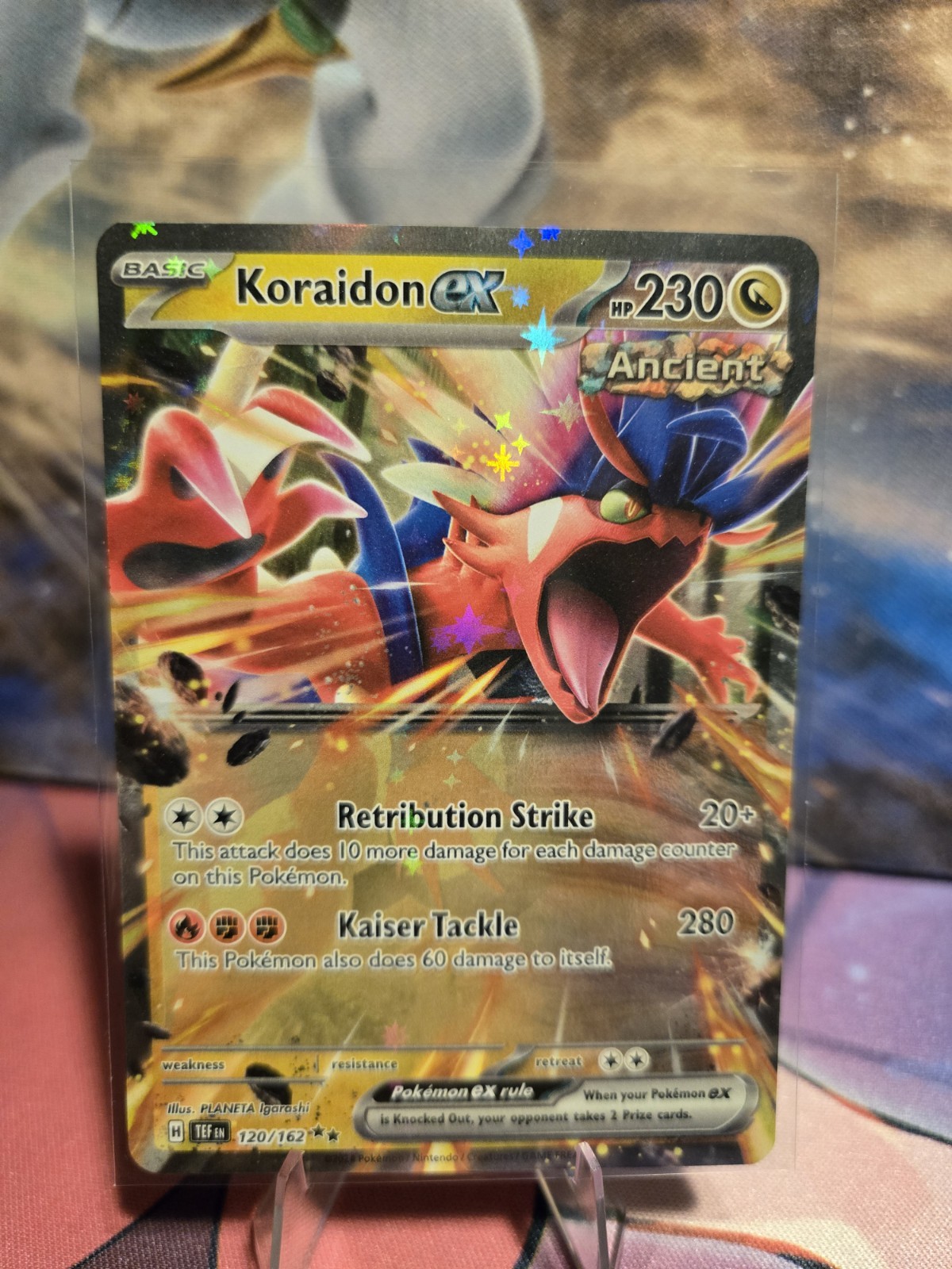 Koraidon ex 120/162 SV05: Temporal Forces Holo NM