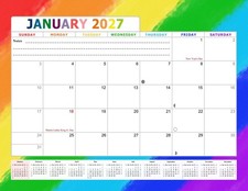 2026-2027 Monthly Magnetic/Desk Calendar - 18 Months - Edition 28 