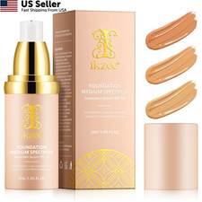 Foundation 4 in 1 - SPF 50 Sunscreen Serum Medium Coverage Concealers Waterproof