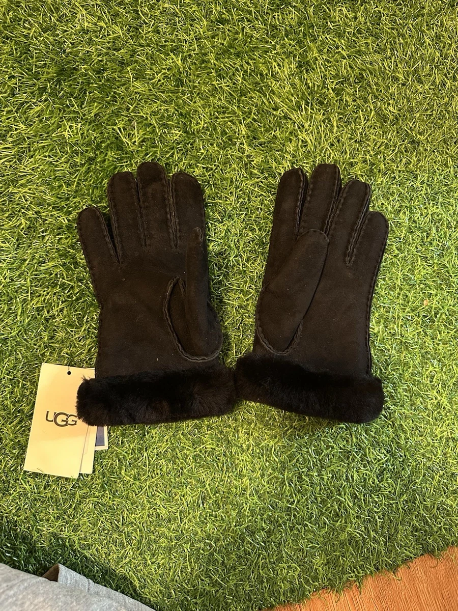 UGG Leather Black Gloves & Mittens for Women for sale | eBay
