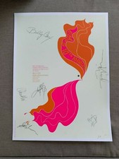 EMP KENNY WAYNE SHEPHERD BAND SIGNED TOUR POSTER BILLY COX JIMI HENDRIX kw cd lp