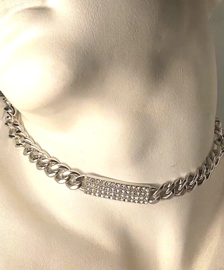 Cool Plastique Choker With Toggle Closure 18 Inches Lightweight "Ellie 11" - Image 4 of 4