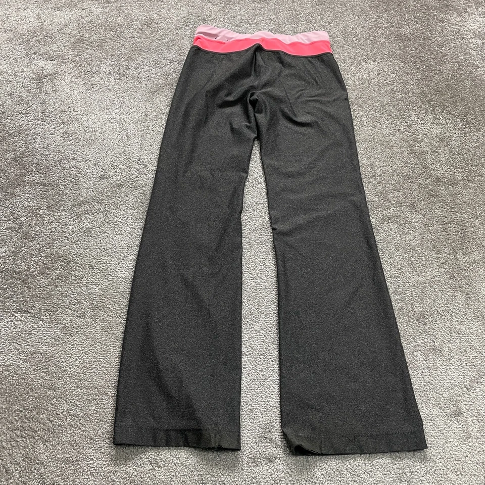 Calça Leggings Feminina Xersion Perna Larga Pequena Cinza Rosa Active Athleisure 28x32 - Imagem 2 de 4