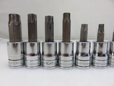 まびん Snap-On 212EFTXY Torx Bit Socket Driver Set T8-T55 12pc Set