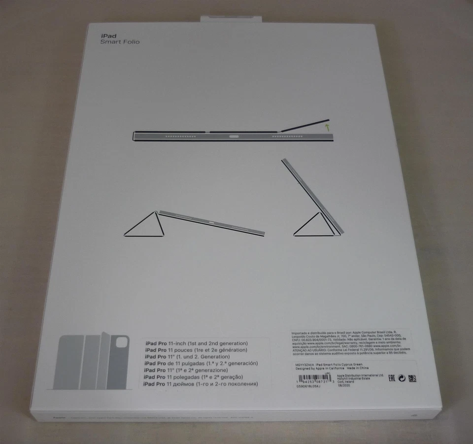 Genuine Apple iPad Pro 11" (1st 2nd 3rd & 4th Gen) Smart Folio Case Cyprus Green - Image 3 of 4