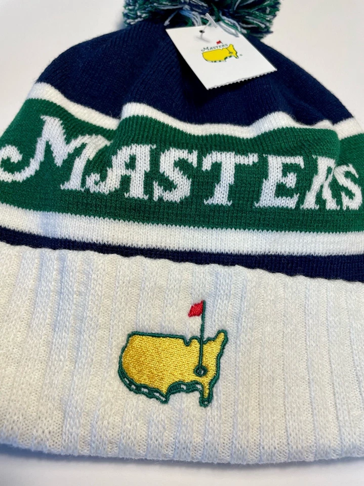 2025 Masters Tobogán Hombre Medias Gorra Sombrero Augusta National Beanie ❄️ Foto 2 de 4