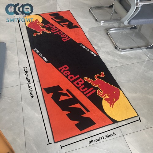FÜR KTM ORANGE MOTORRAD GARAGE MATTE WERKSTATT RUTSCHFESTE UNTERLAGE ORANGE GRUBENMATTE - Bild 3 von 8