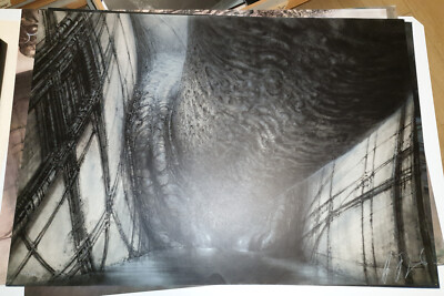 HR Giger Alien Romulus Erotomechanics VI Silkscreen 1980 very rare